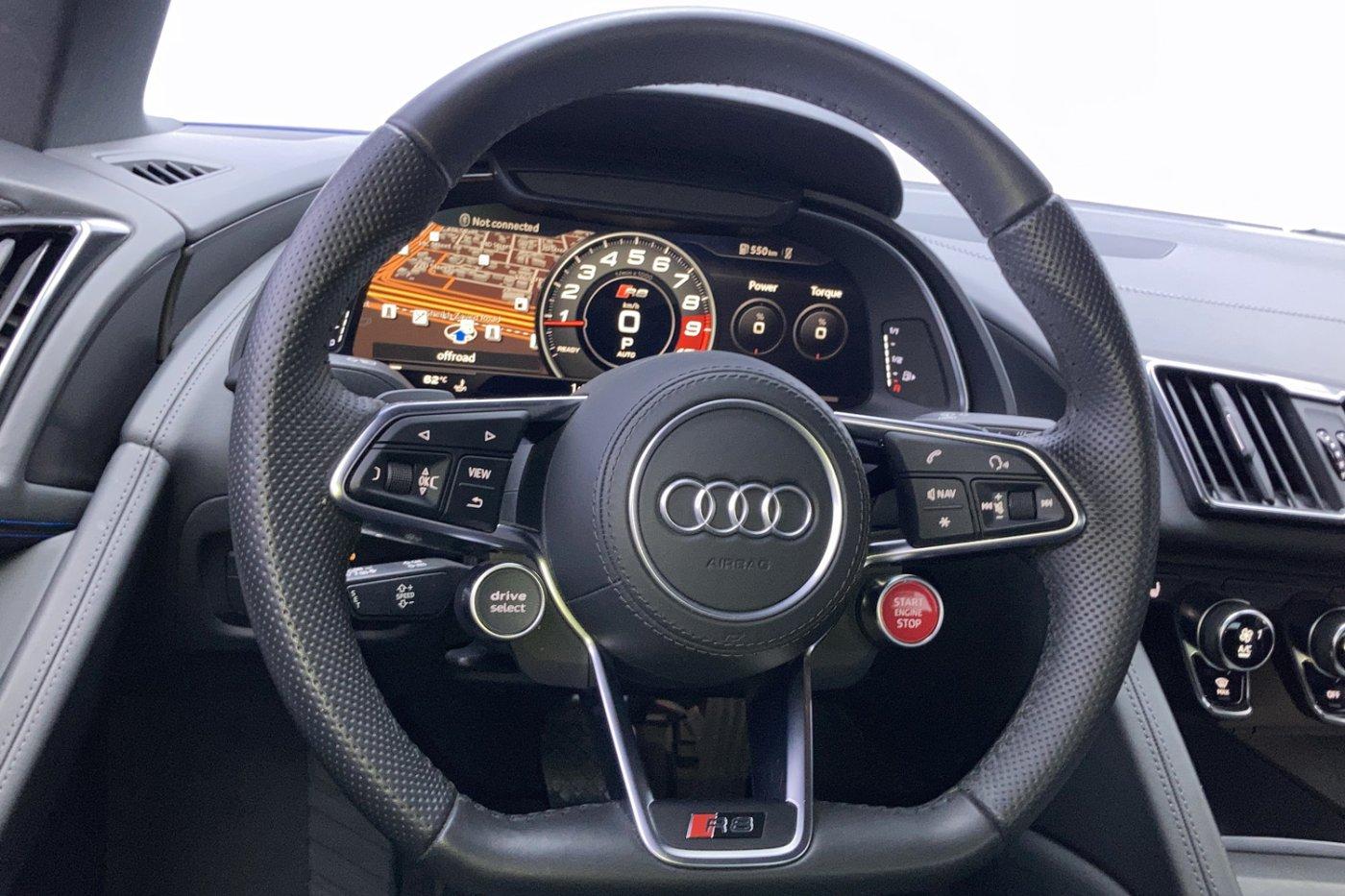 Audi R8 Coupe 2023 | Blue | Audi Approved :plus | Dubai